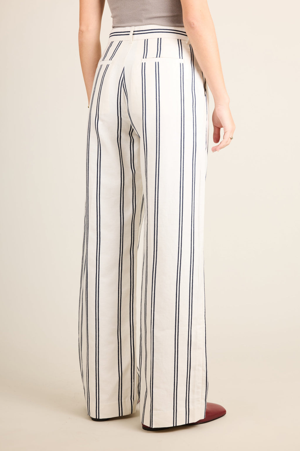 Pantaloni Palazzo Leggeri a Righe - Donna