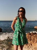 Rey Seashell Short Dress - Jade