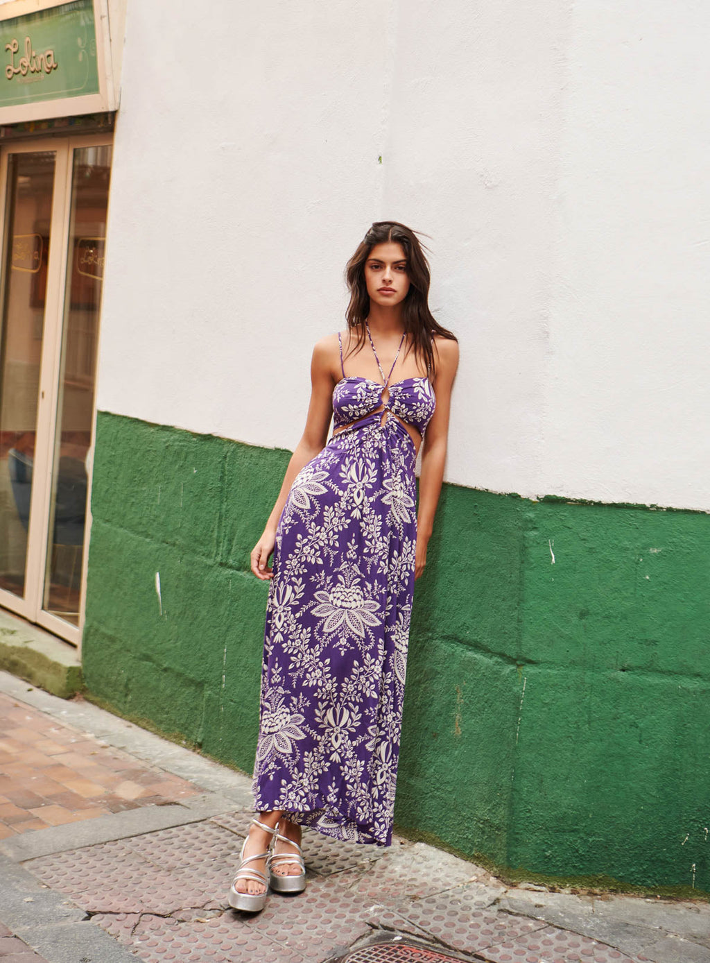 ROBE LONGUE COLOREE RILO PETITE MENDIGOTE