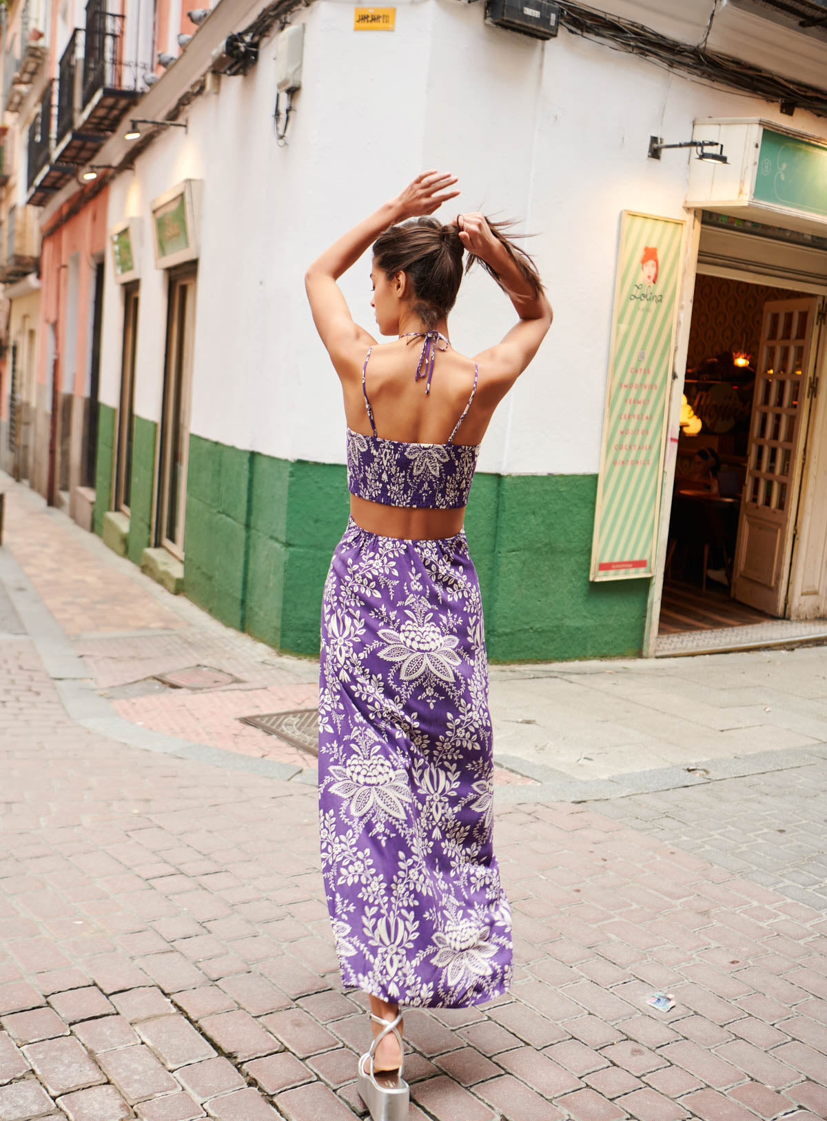 ROBE LONGUE COLOREE RILO PETITE MENDIGOTE