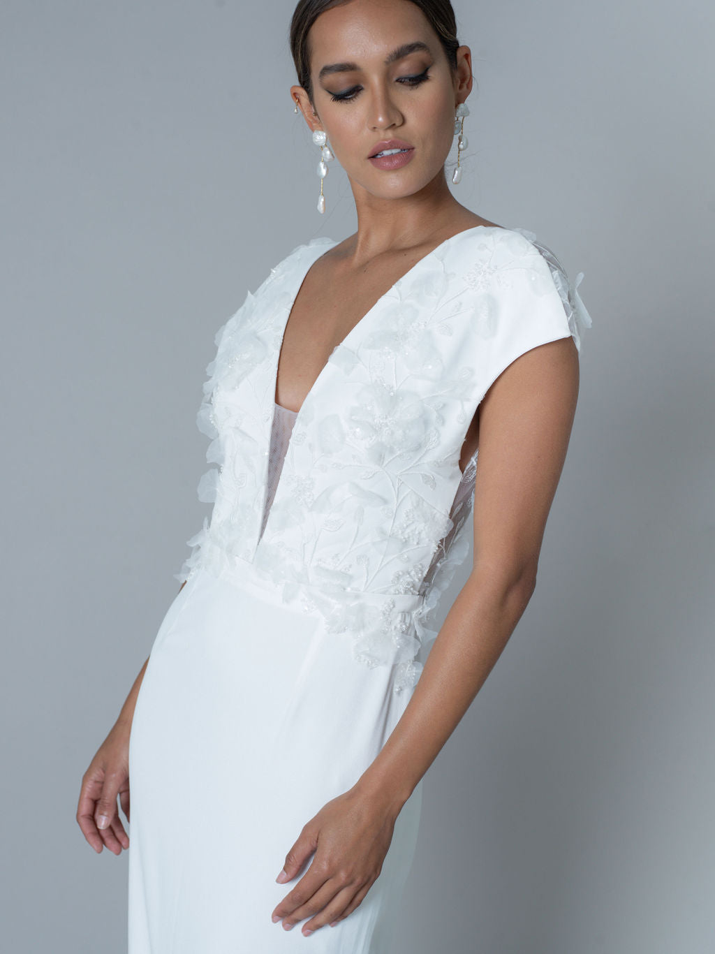 Vestido de ceremonia Helena - Blanco