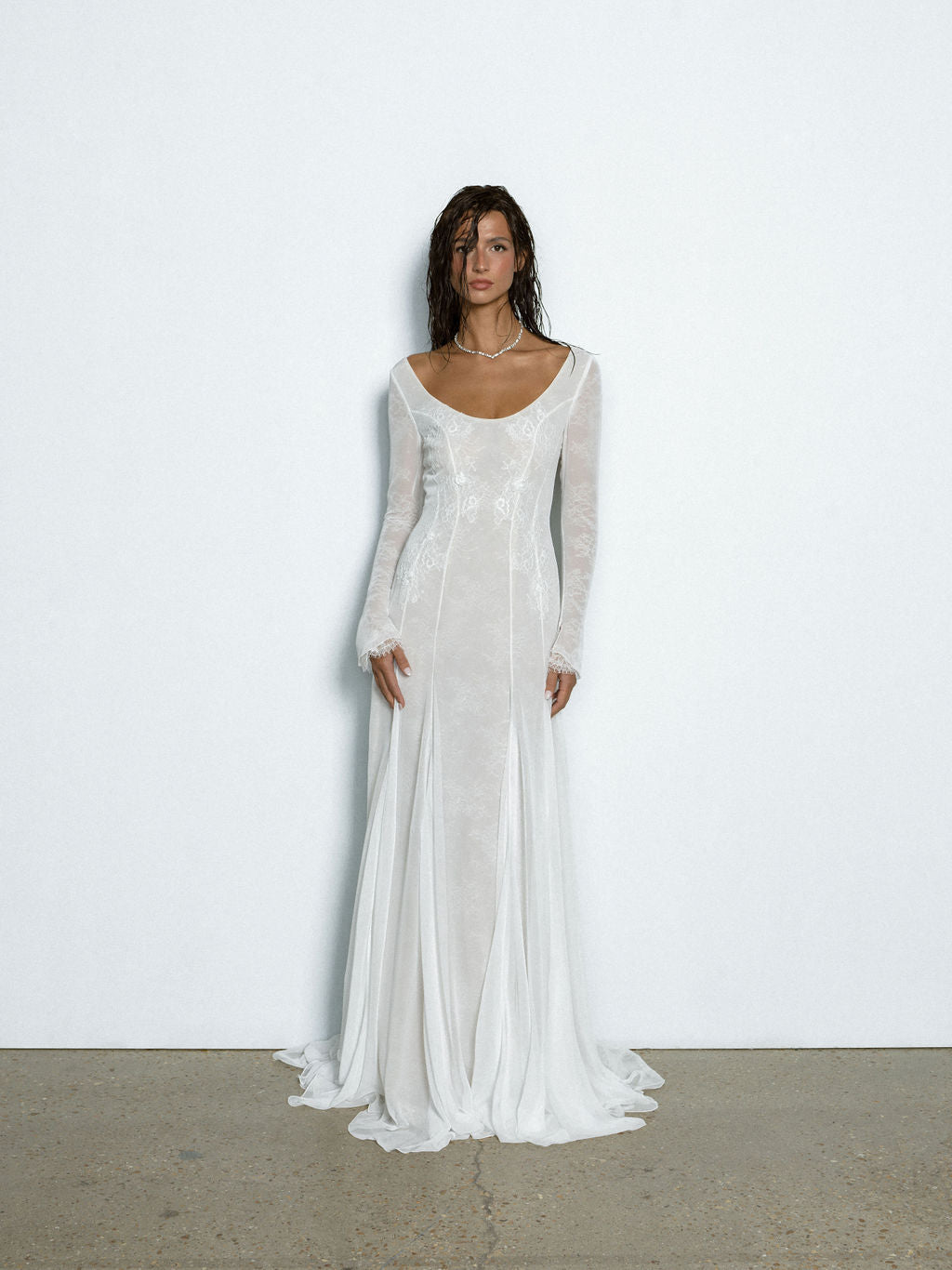 Vestido de ceremonia Galaxy - Blanco