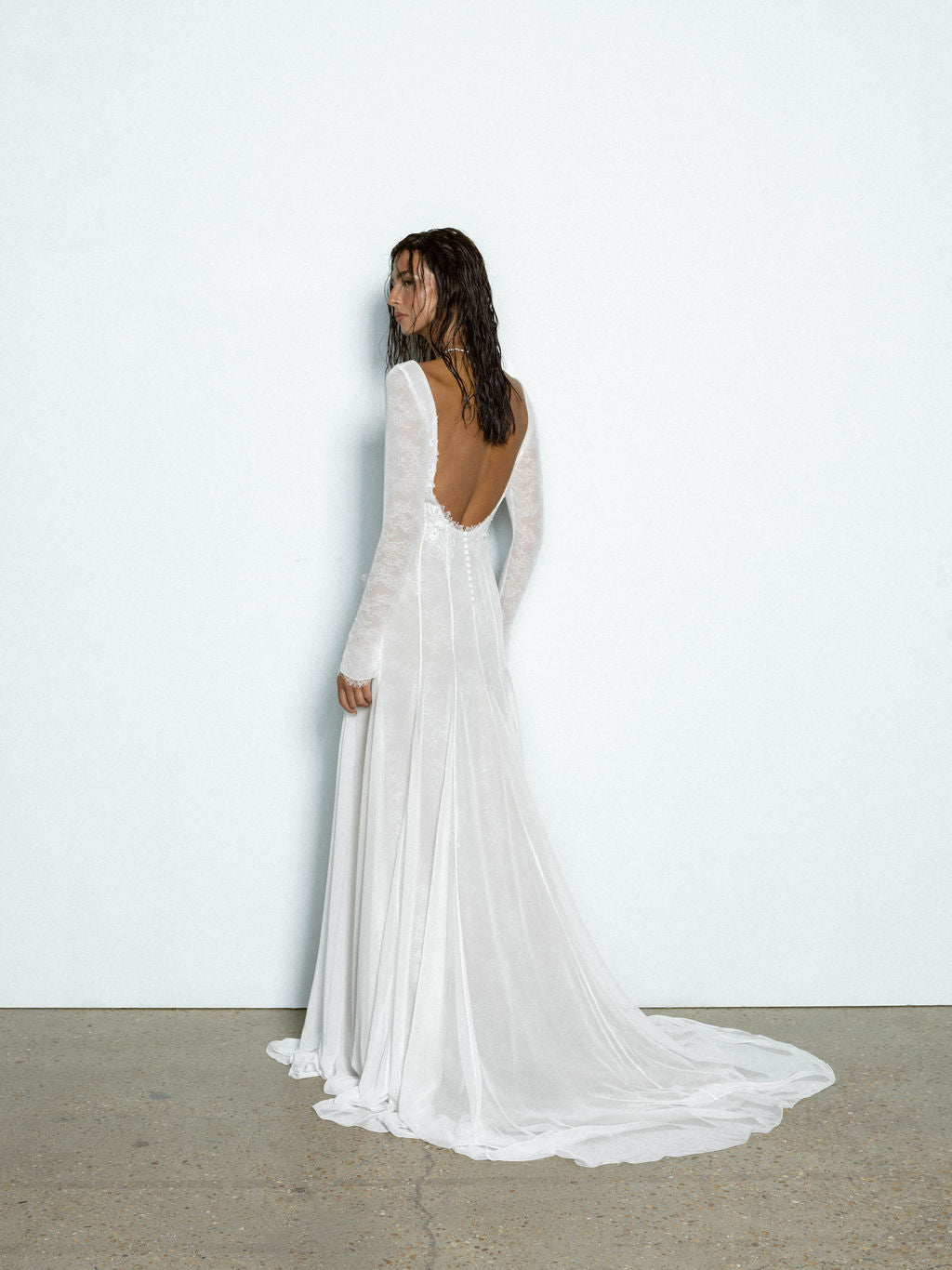 Vestido de ceremonia Galaxy - Blanco