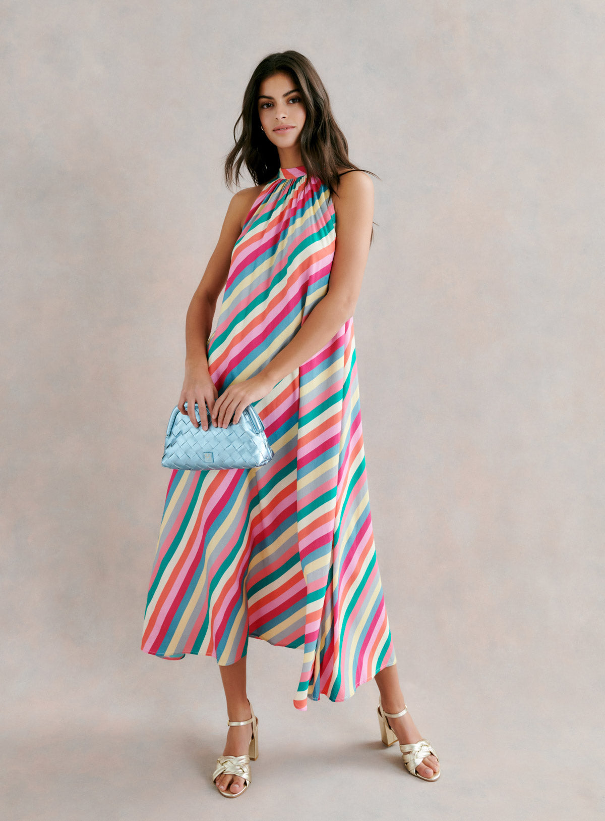 RIYU COLORFUL LONG DRESS PETITE MENDIGOTE