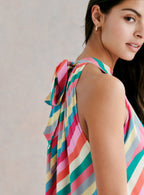 RIYU COLORFUL LONG DRESS PETITE MENDIGOTE