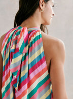 RIYU COLORFUL LONG DRESS PETITE MENDIGOTE