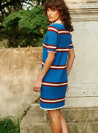 Vestido de punto Rida - Azul