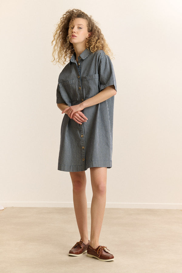Calie Dress - Navy