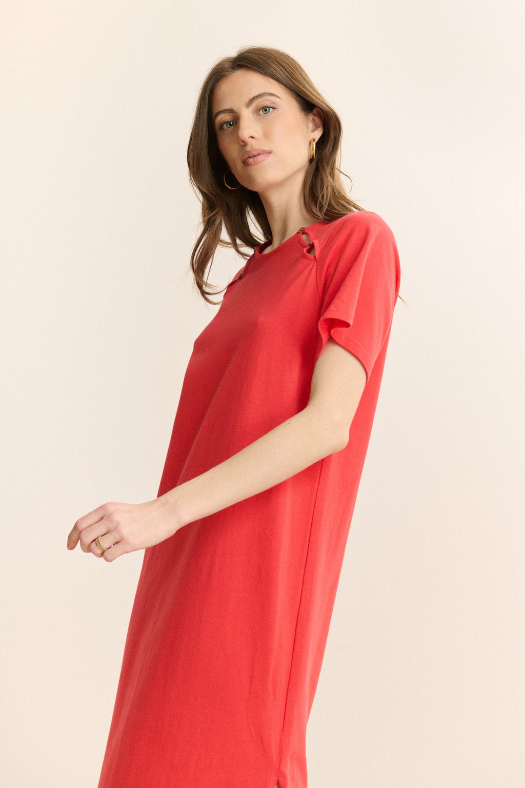 Robe Calvin - Rouge
