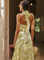 Vestido Louise de Seda - Flor
