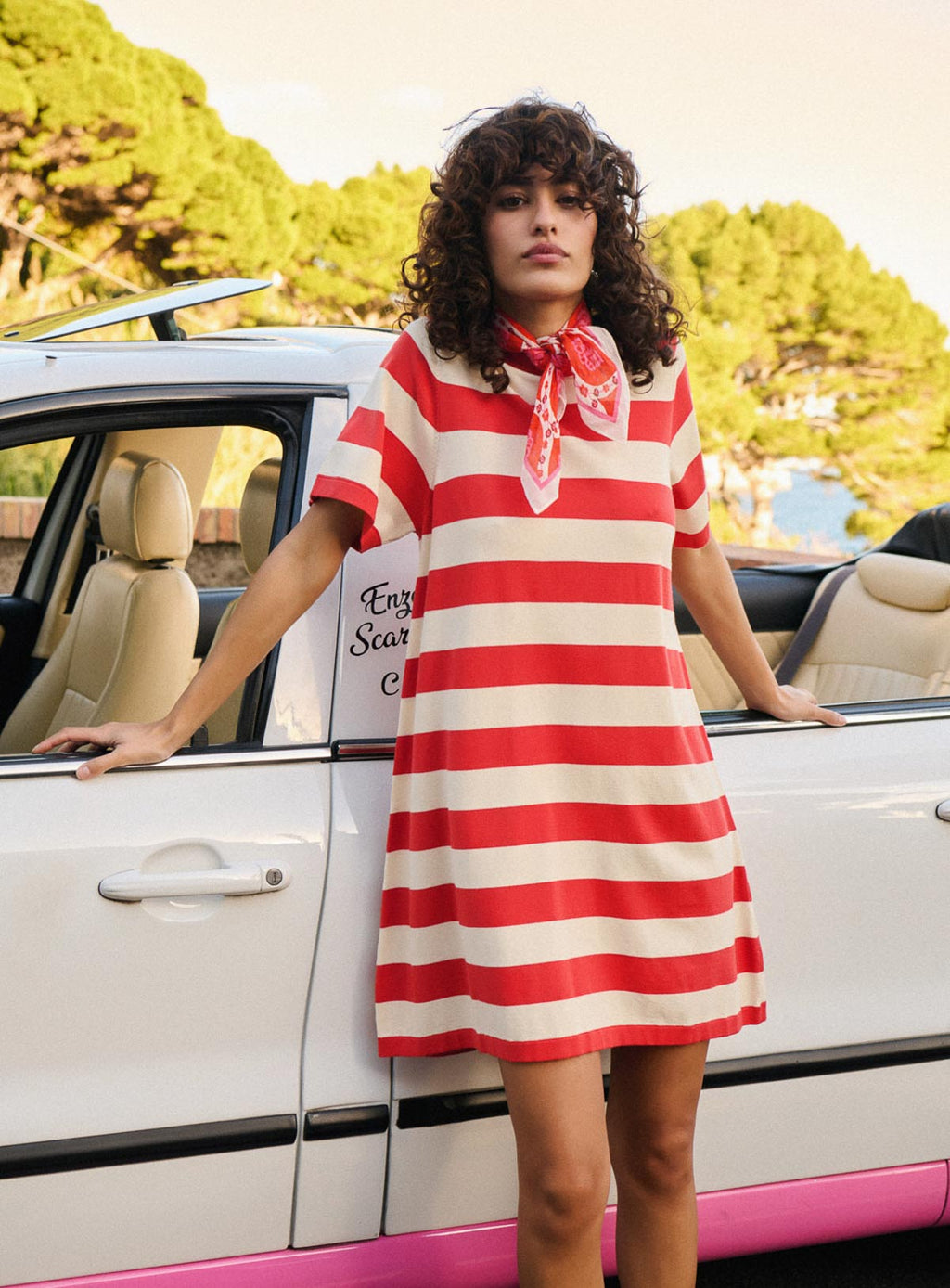 Rutabaga Knitted Dress - Strawberry