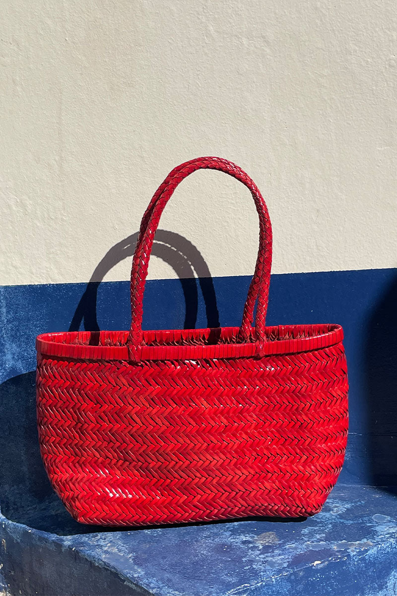 Cabas Delhi Medium - Rouge