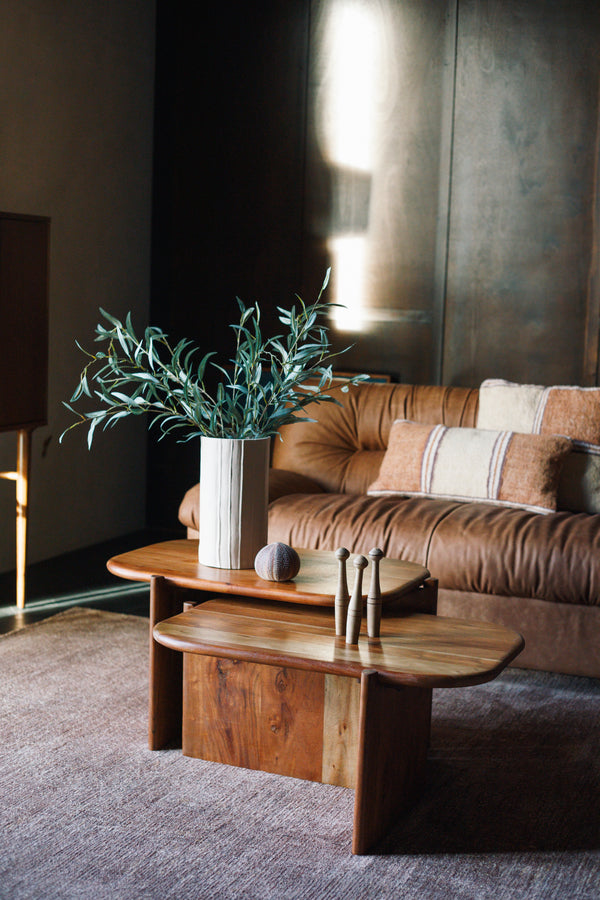 Feller - Side Table - Acacia Wood - Brown