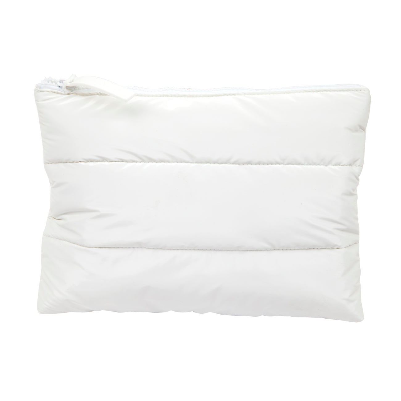 White Quilted Pouch