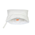 White Quilted Pouch