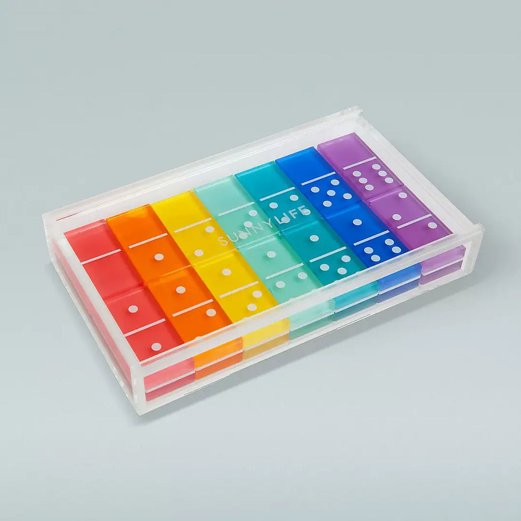 Lucite Travel Dominoes