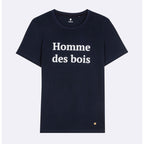 T-Shirt Col Rond Bleu Marine Arcy - Homme