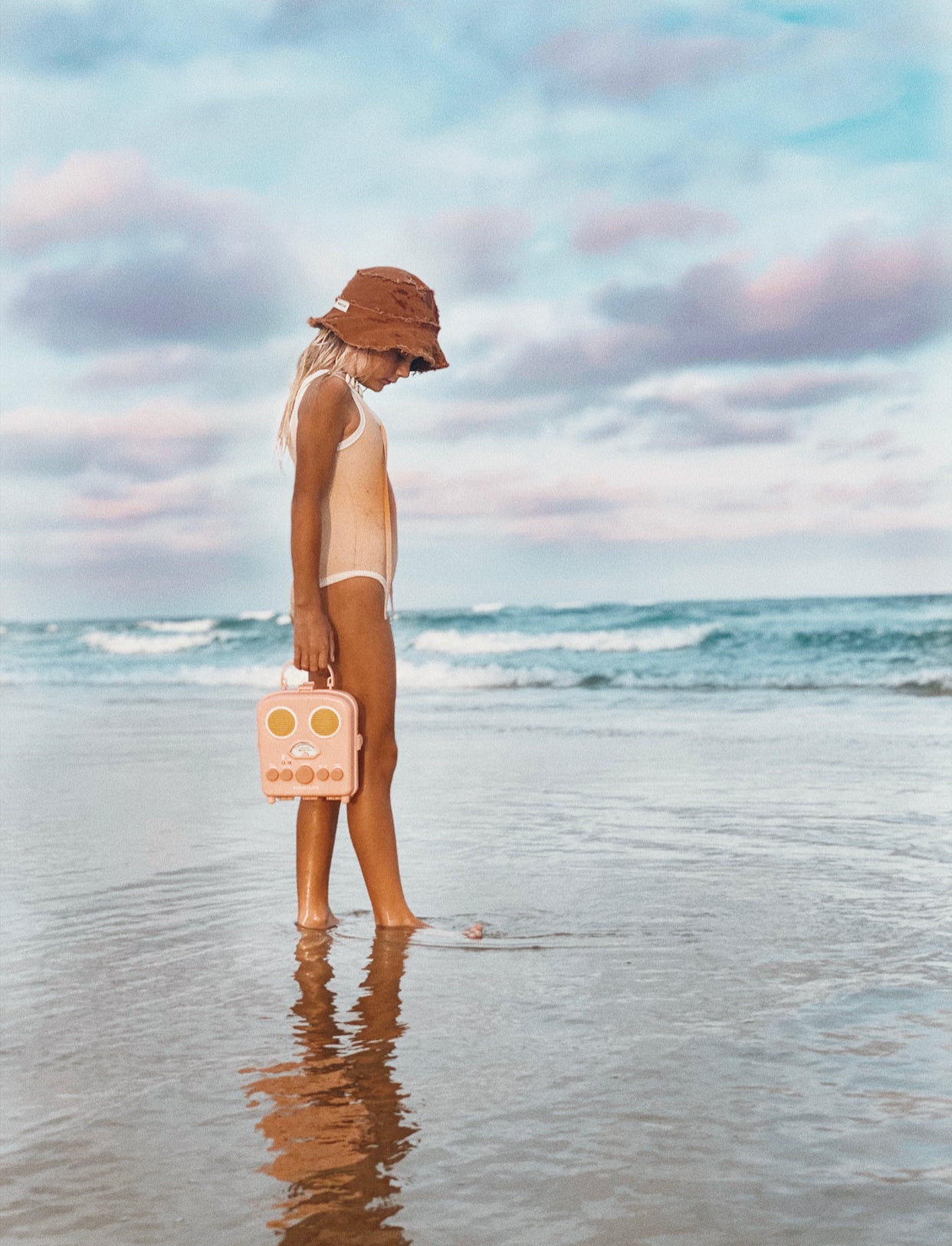 Sonidos de playa de melocotón rosa