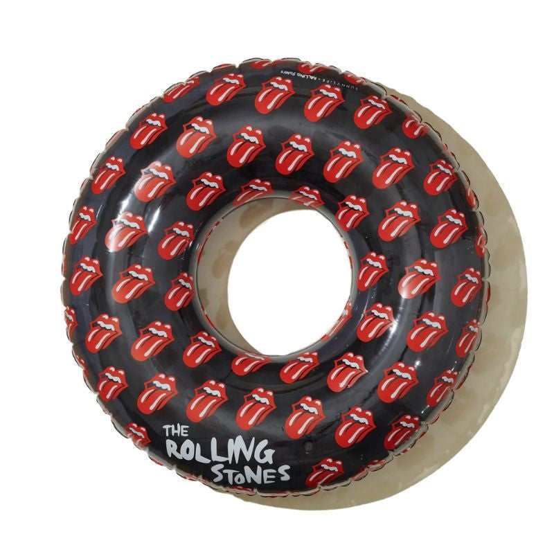 Bouée Rolling Stones Lèvres - Noir