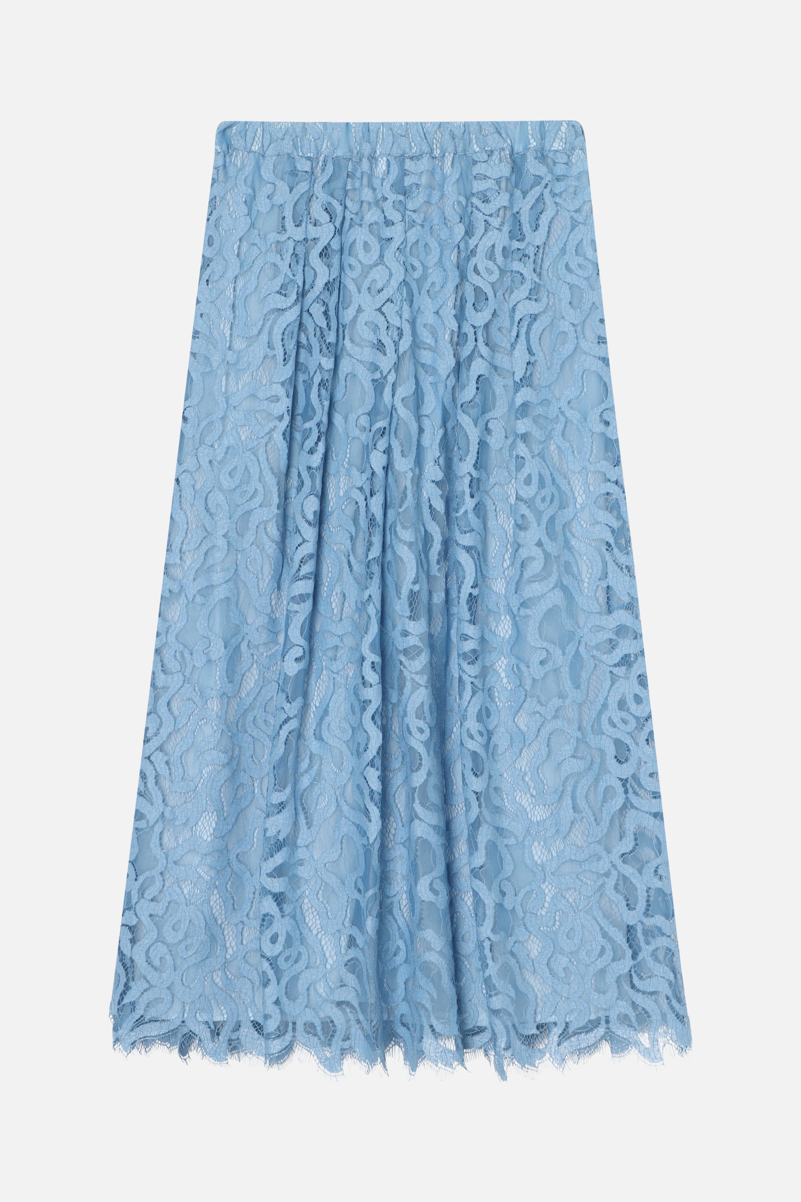 Jupe Longue Light Arabesque - Denim