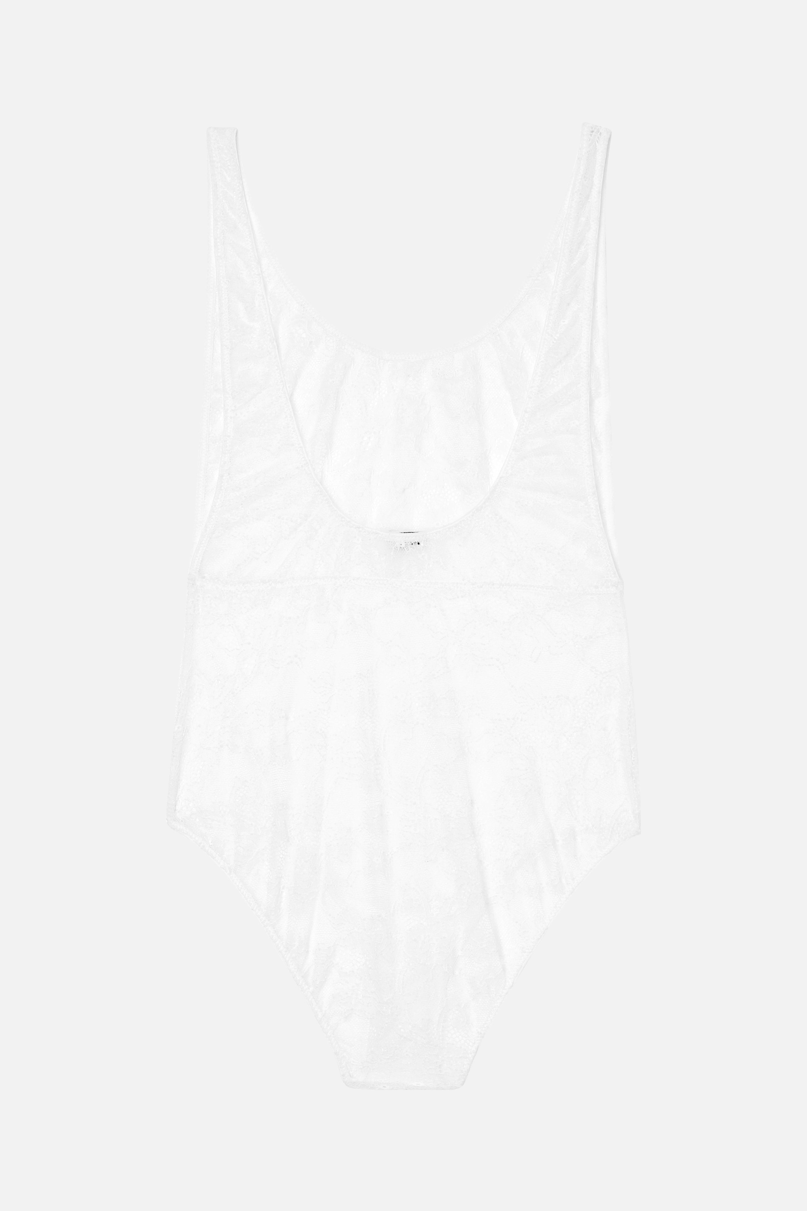 Body Flash Dentelle - Ivoire