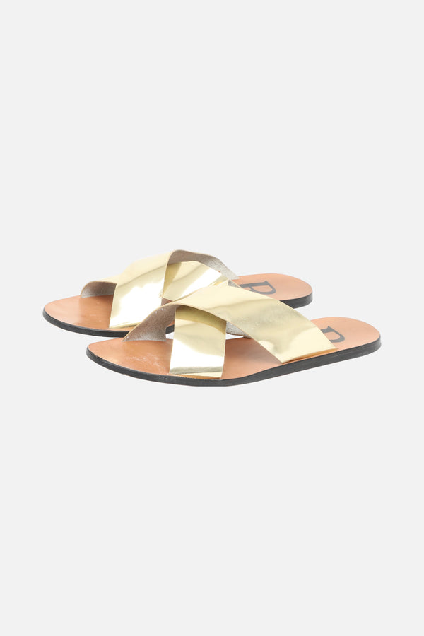 Sandales Ruban - Gold