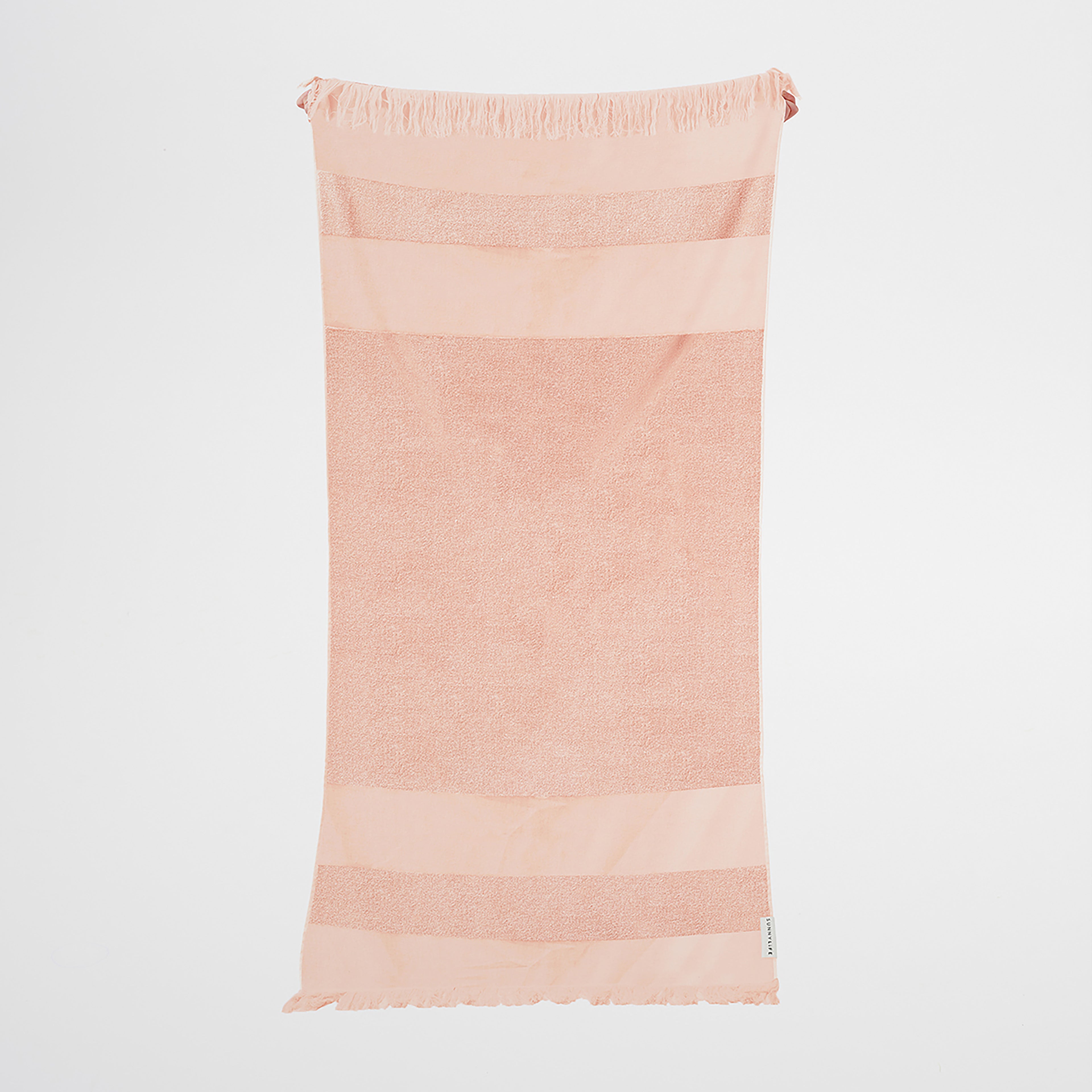 Toalla de playa Summer Stripe - Salmón