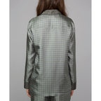 Camisa Alana - Oliva polvoriento/Beige - Mujer