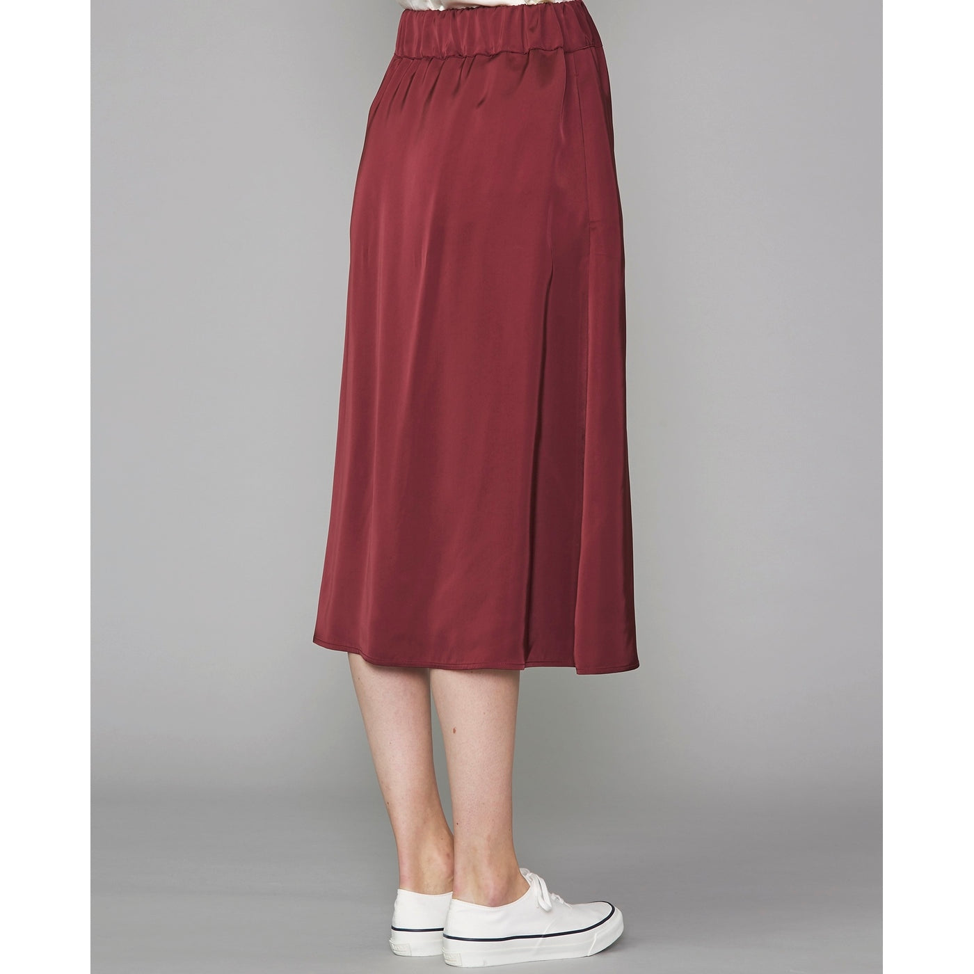 Irena Skirt - Burgundy - Women's