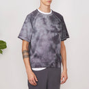 Sweat Chris Ss Heather Grey Tye Dye - Heather Grey/Asphalt
