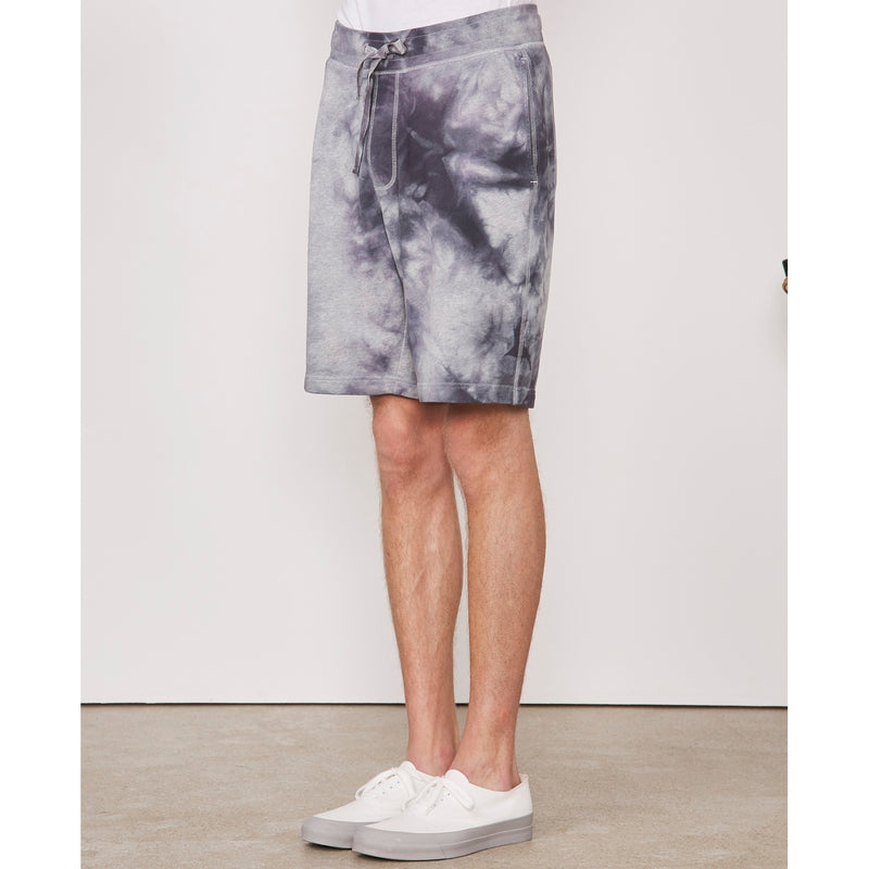 Sweat Timeo Short Htr Grey Tye Dye - Heather Grey/Asphalt