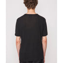 Tee Shirt Ss Tee Piece Dyed French Linen - Black