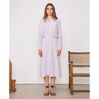 Robe + Daisy Drs Piece Dye Fr Silk - Parme