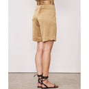 Short Dalva Sht Itl Vi Fsc Satin - Gold
