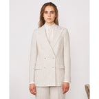 Tlg Veste Manon Jkt Itl Natural Linen - Beige
