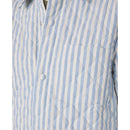 Sur Chemise Harring Quilt Striped Techn Co - Ecru/Blue