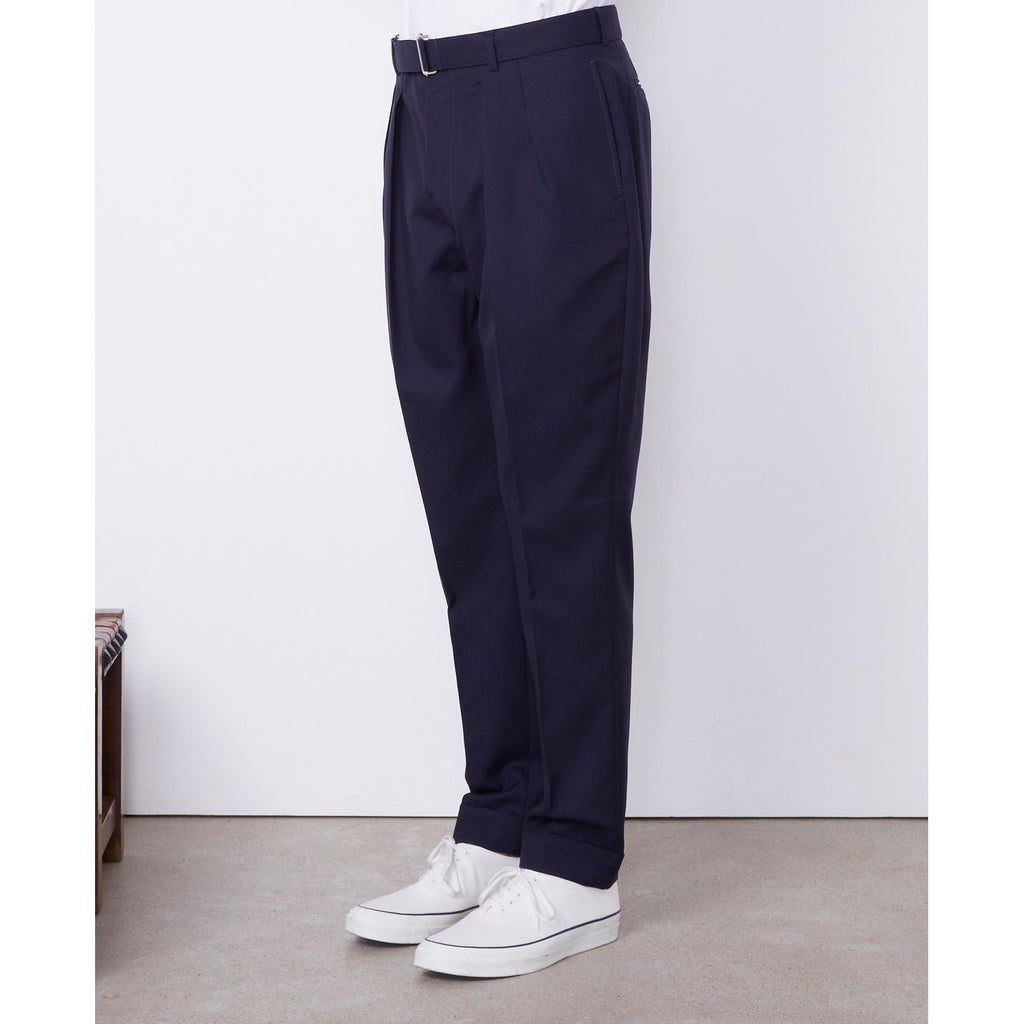 Tlg Pants Pierre Pts Itl Fresco Wool - Navy