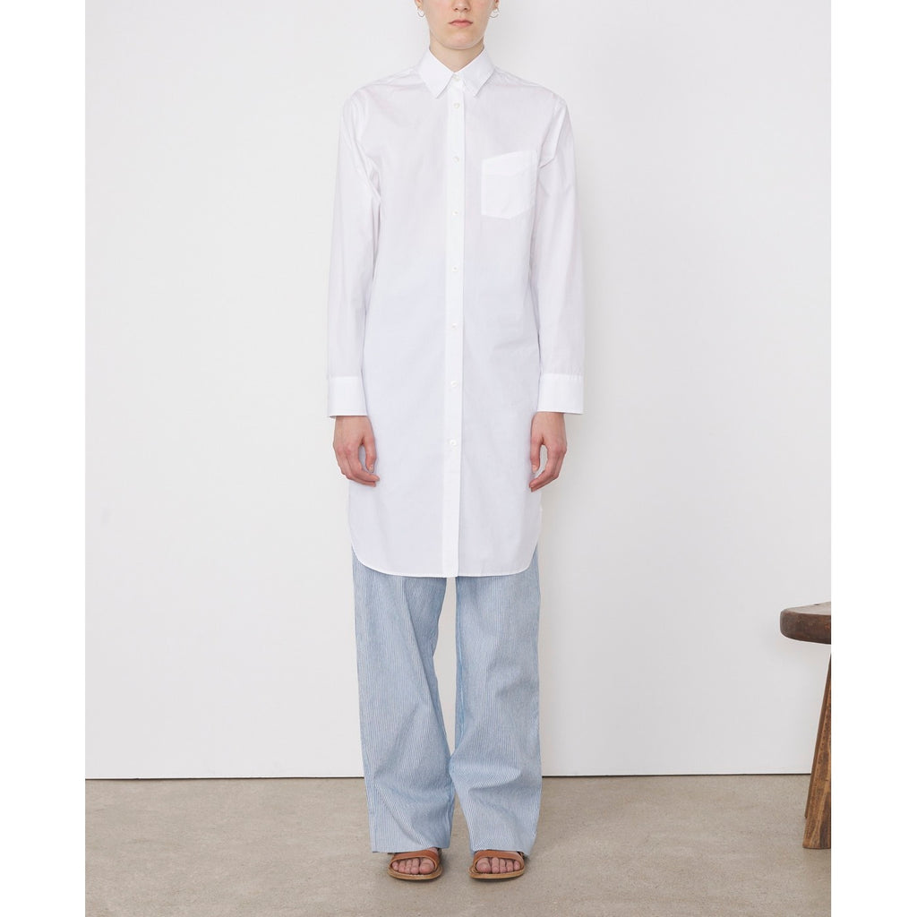 Robe Celina Drs Cotton Poplin - White