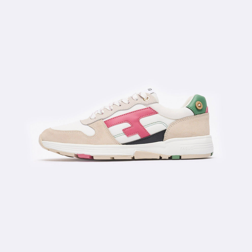 Running Blancas, Verdes & Rosas Olive - Mujer