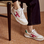 Running Blancas, Verdes & Rosas Olive - Mujer
