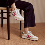Running Blancas, Verdes & Rosas Olive - Mujer
