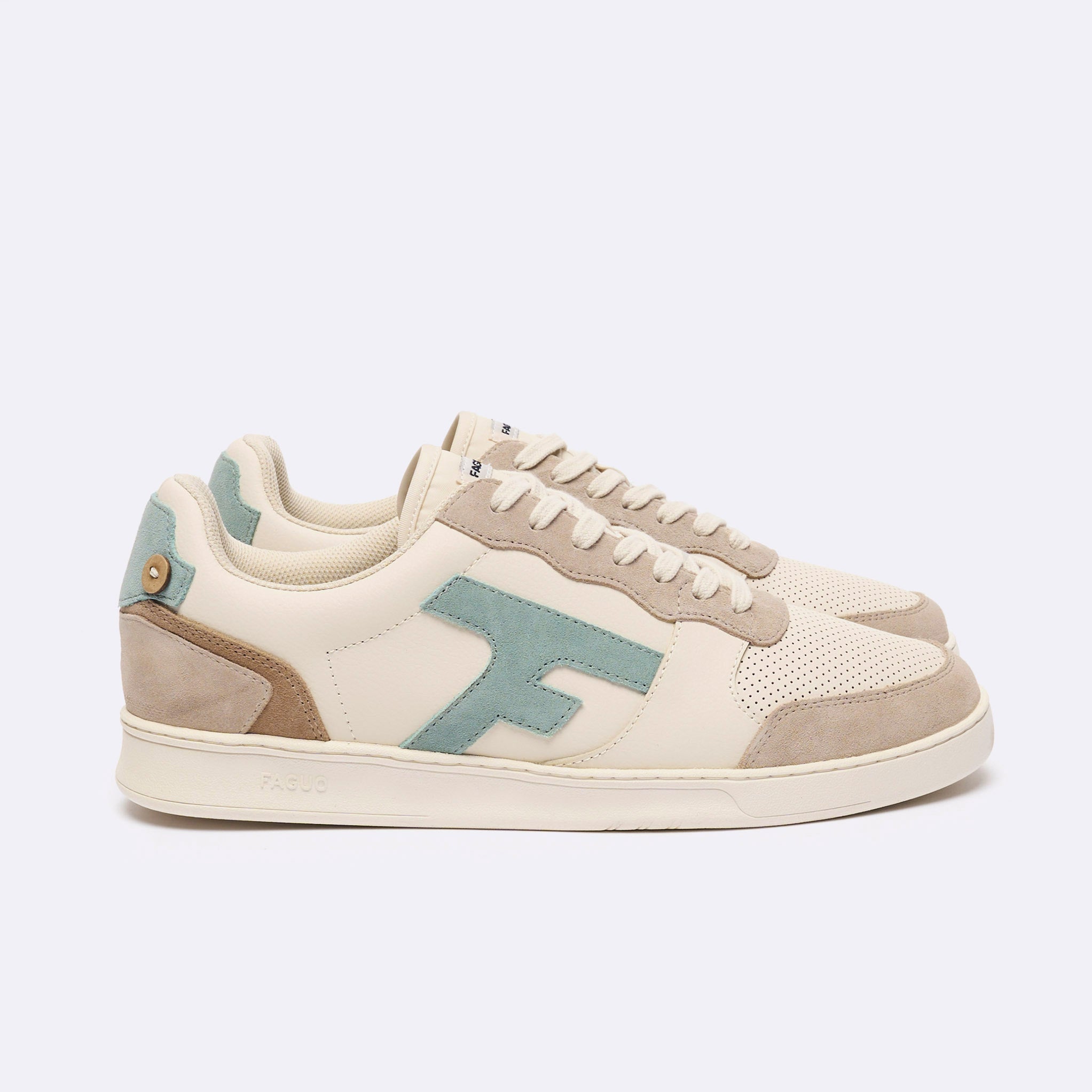 Zapatillas Bajas Crudas & Azul Claro Hazel - Hombre