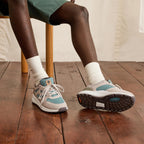 Beige & Light Blue Limwood Running Shoes - Men