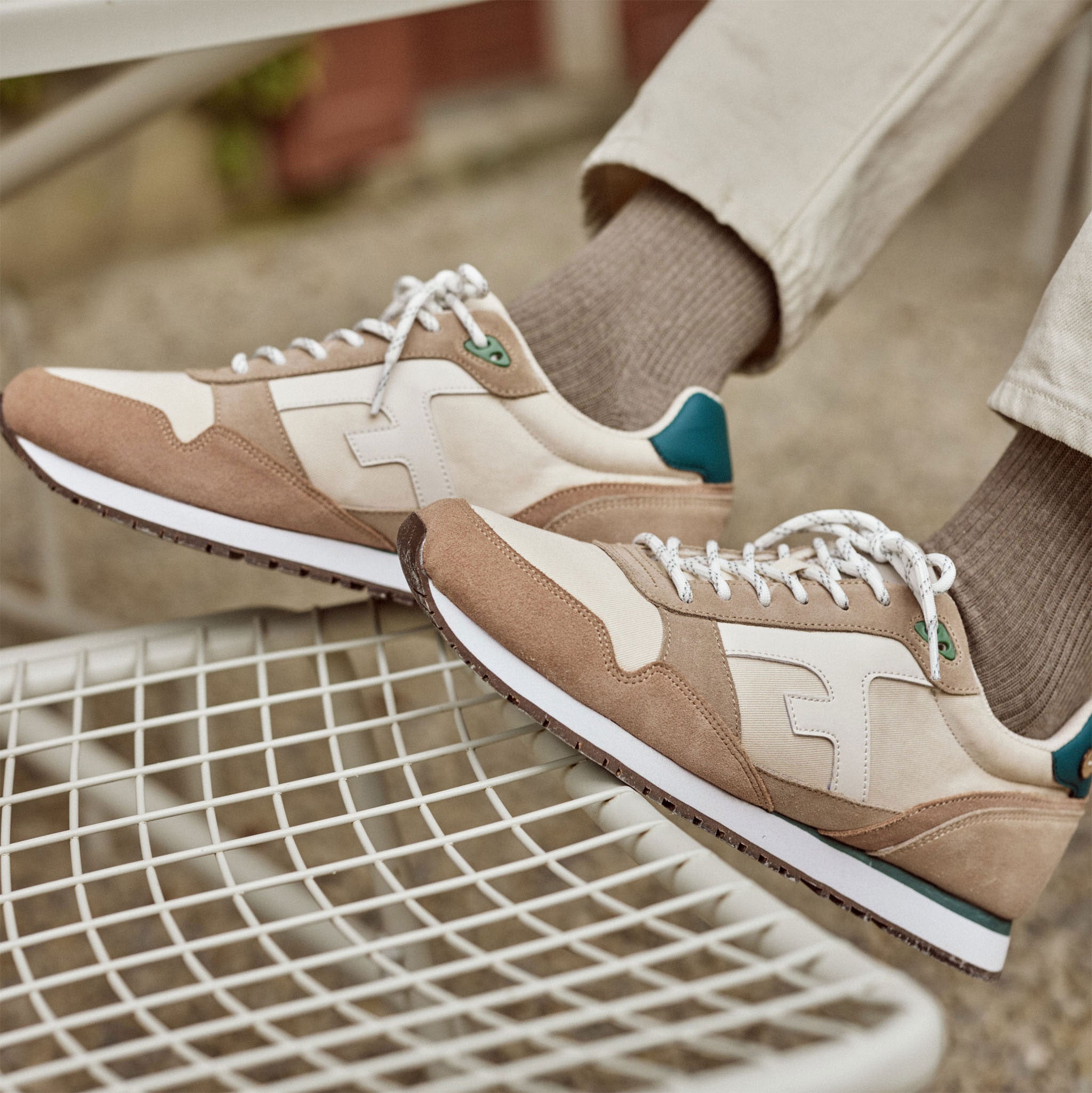 Running Crudas & Azul Claro Elm - Hombre