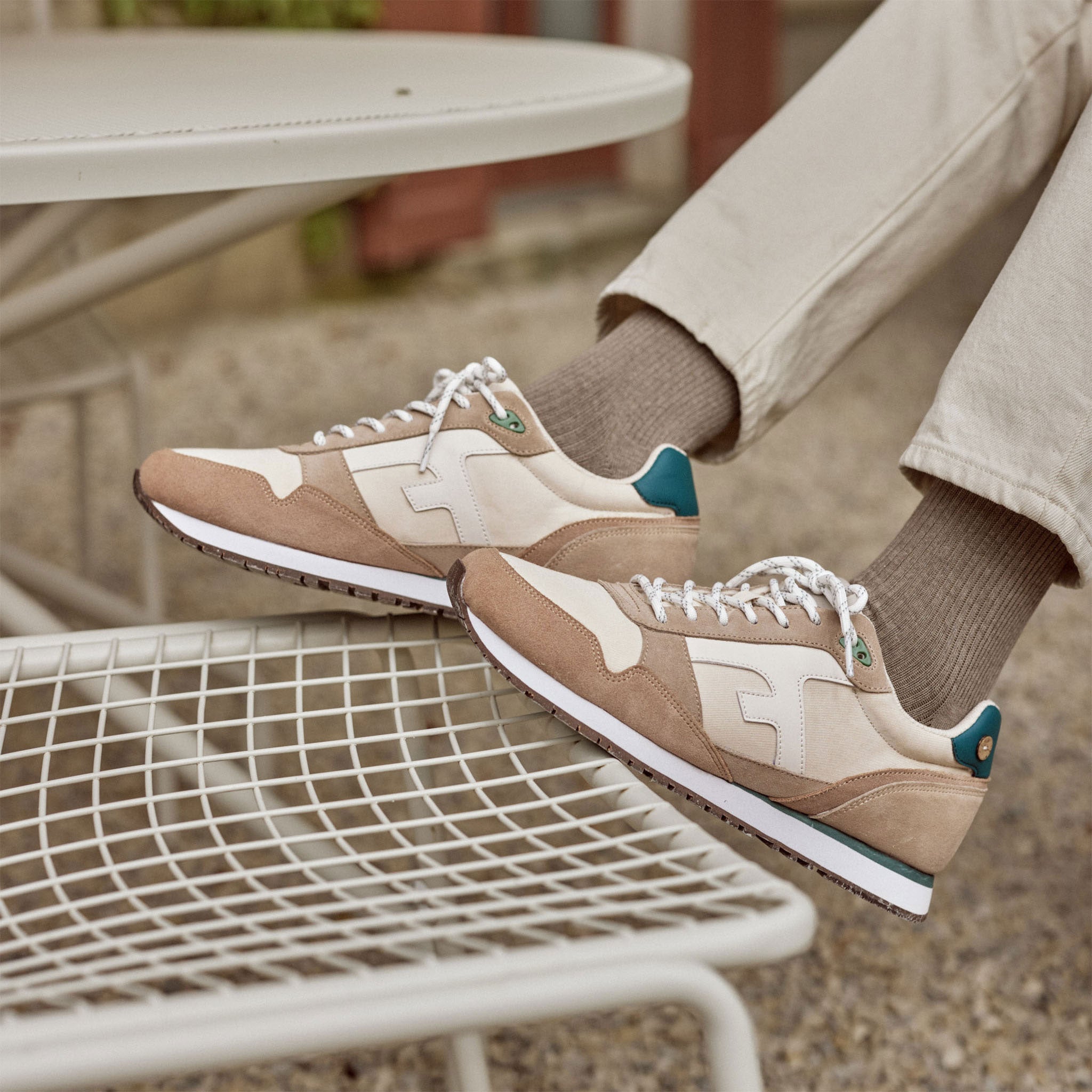 Running Crudas & Azul Claro Elm - Hombre