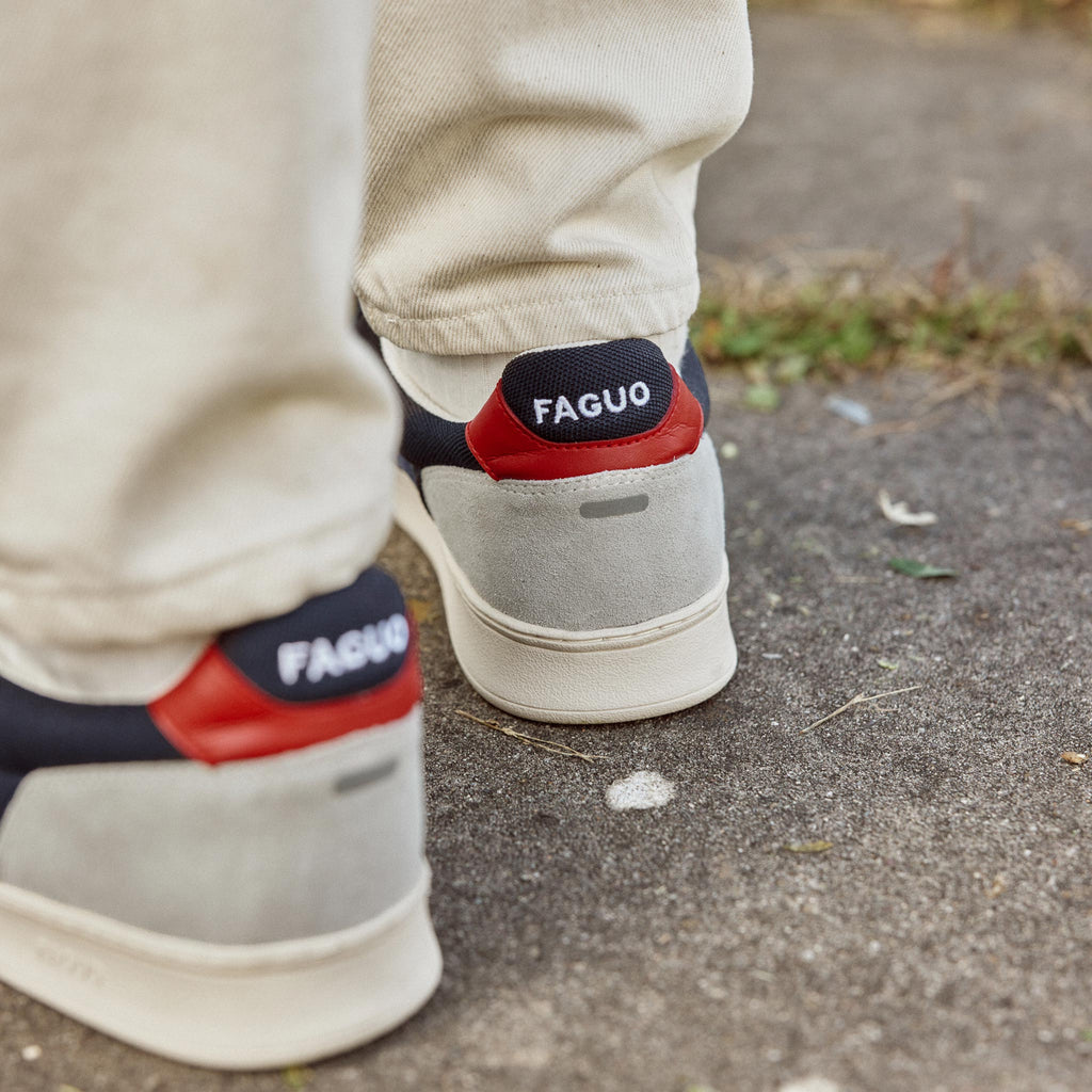 Blue & Grey Low-Top Trainers Palmer - Men