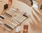 Jeu De Société Backgammon En Lucite