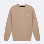 Sweat Col Rond Camel Fango - Homme
