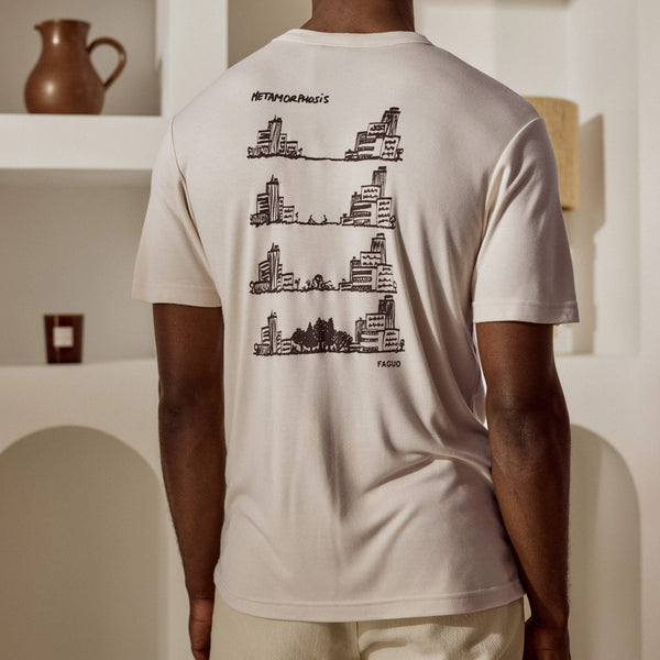 Ecru T-Shirt Lugny - Men