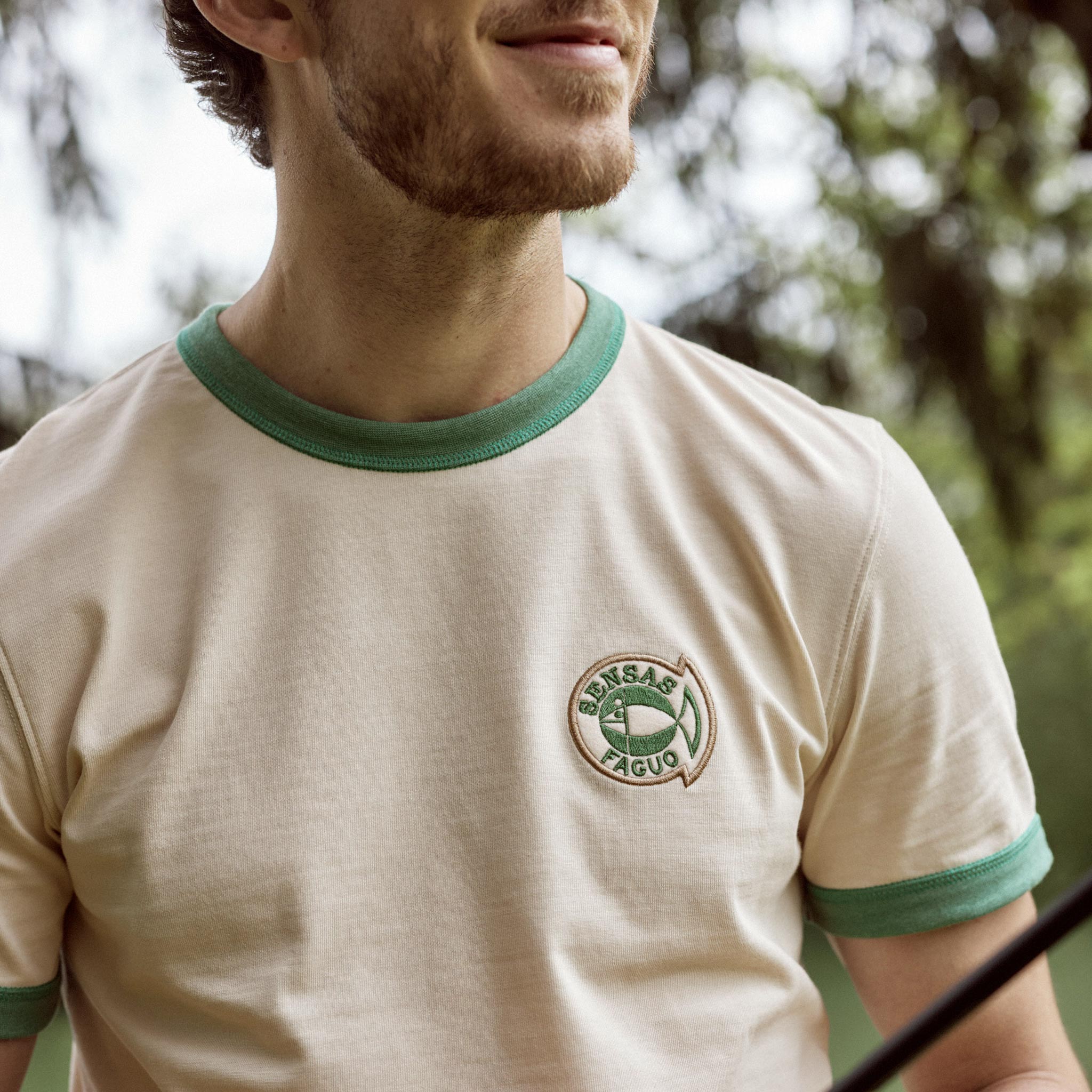 Massoury Ecru T-Shirt - Men